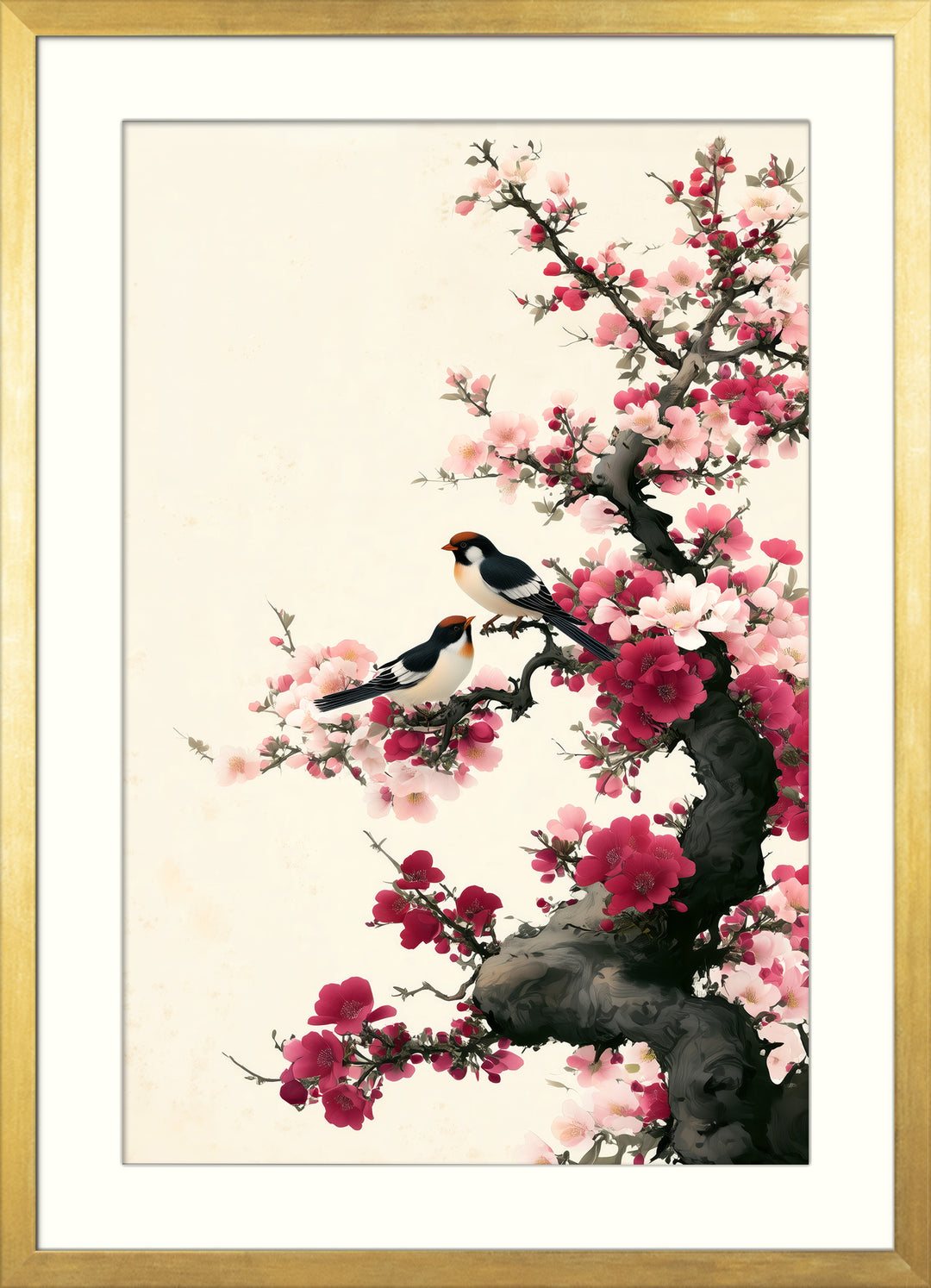 Japanese Floral Wall Art