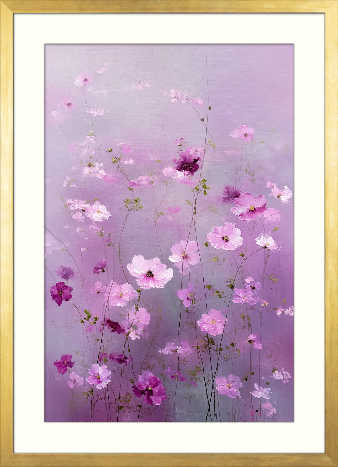 Pink Floral Art Print