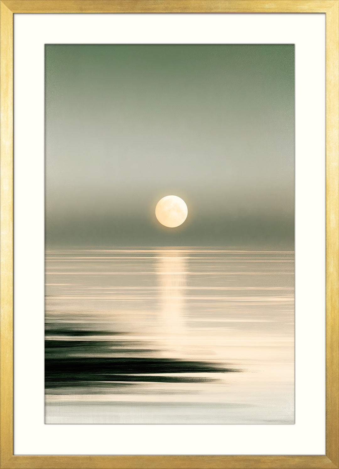 Moonlit Ocean Art Print