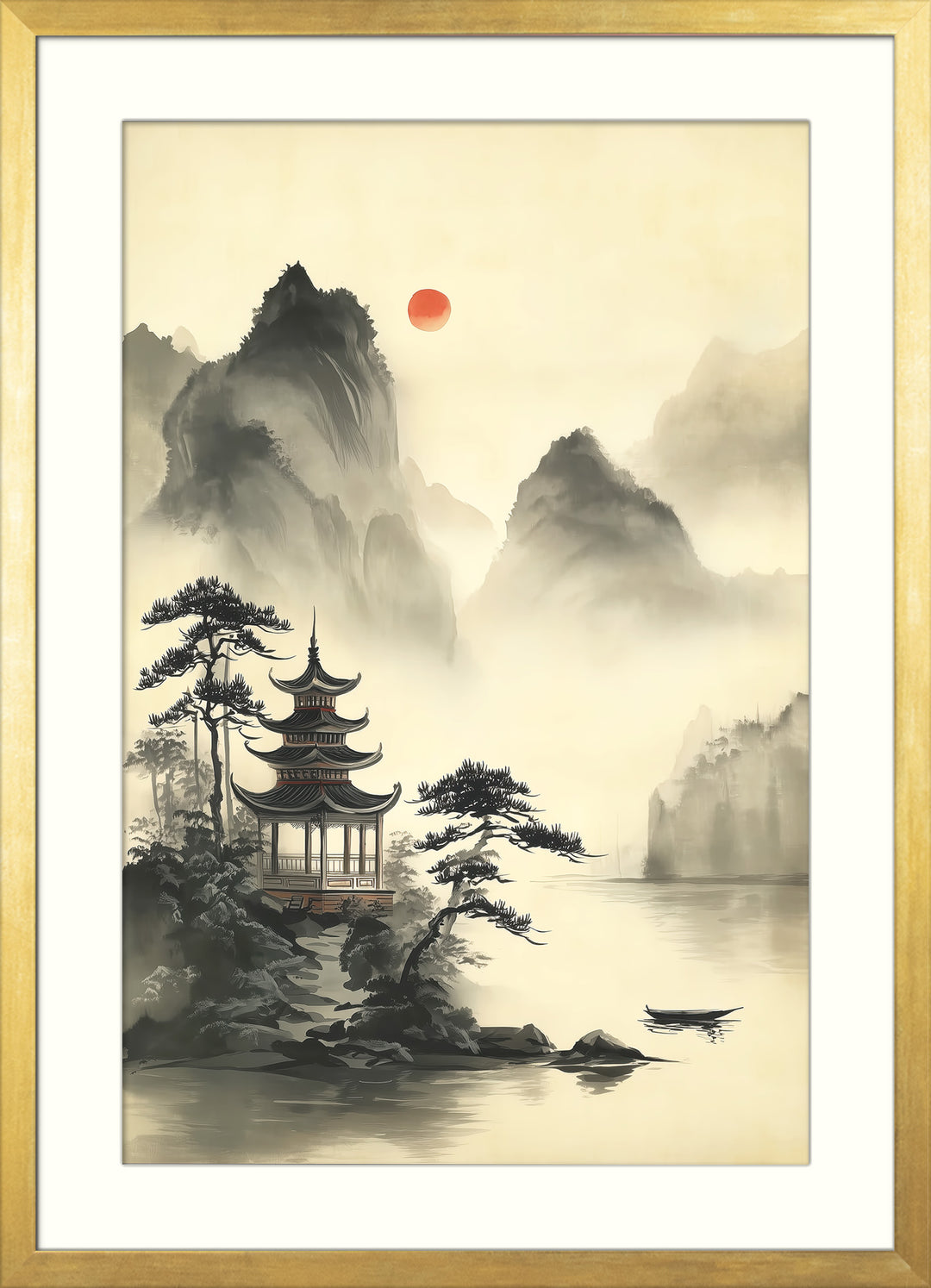 Japanese Pagoda Art Print