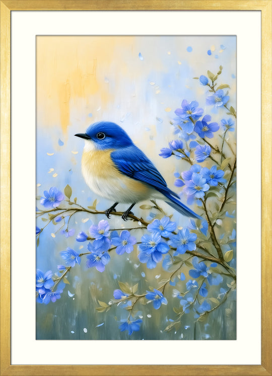 Blue Bird Art Print