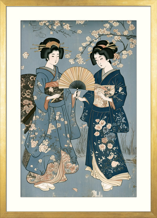Japanese Geisha Art Print