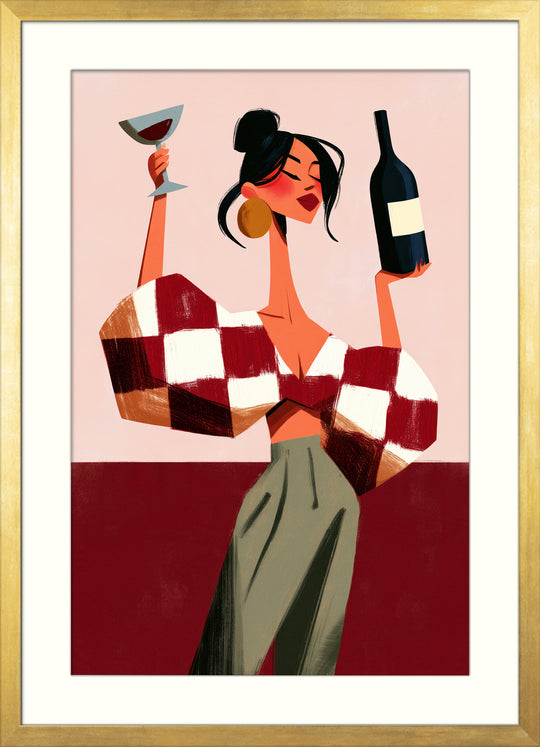 Wine Lover Art Print