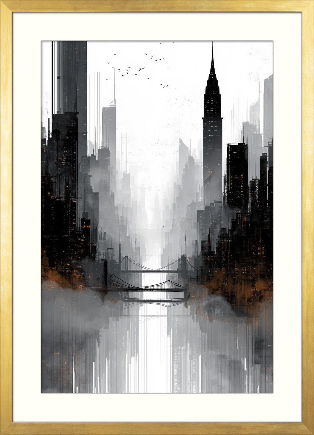 New York Skyline Art Print