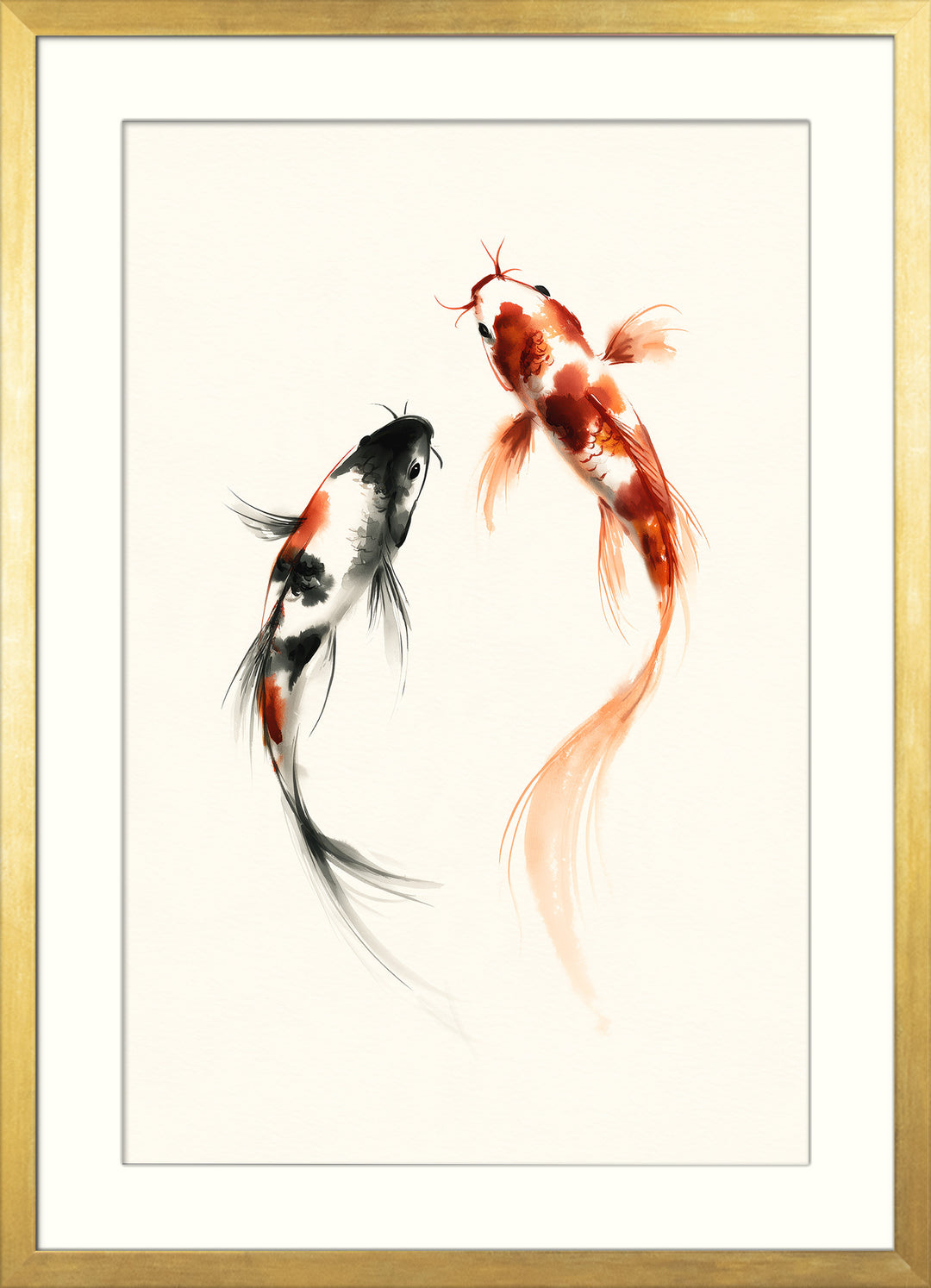 Japanese Koi Fish Art Print