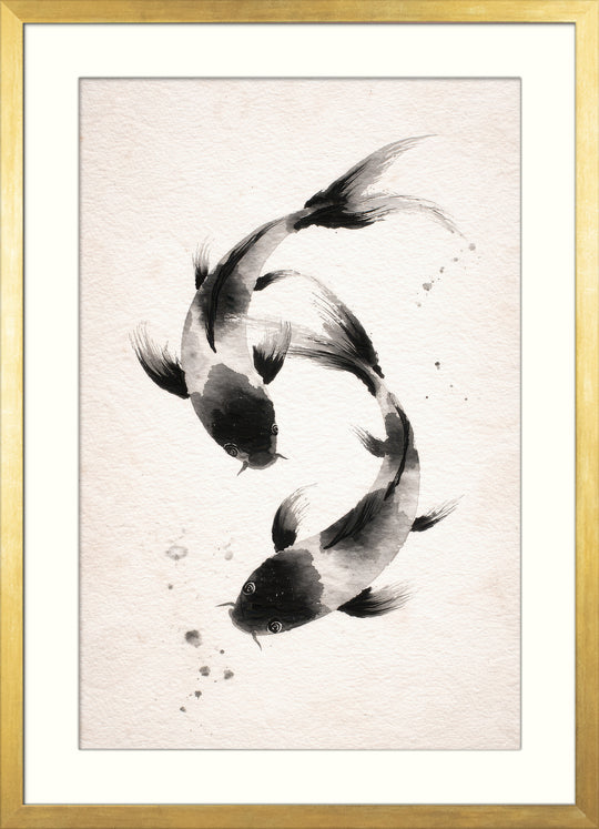 Koi Fish Wall Art Print