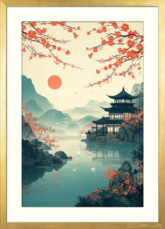 Japanese Landscape Art Print