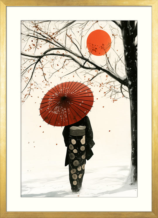 Japanese Woman Art Print