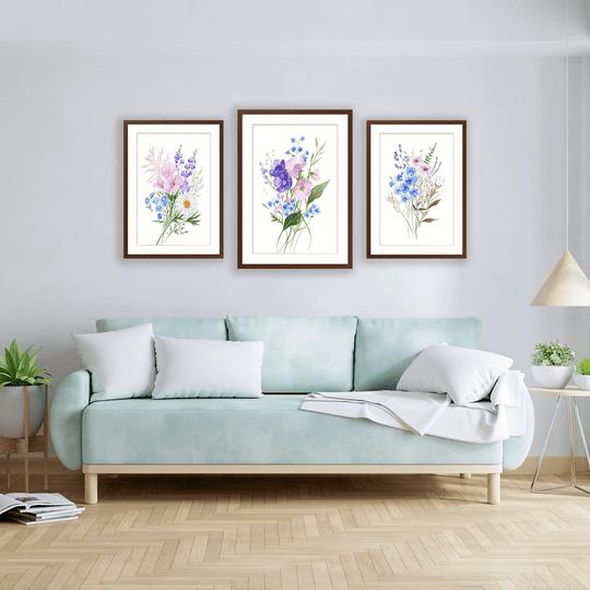 Pastel Flower Wall Print