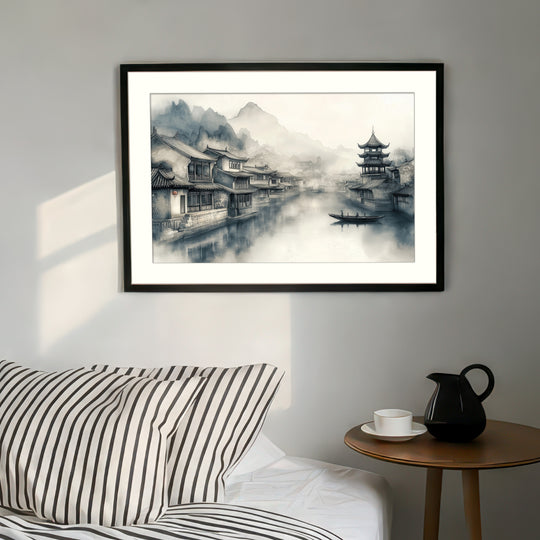 Misty Canal Town