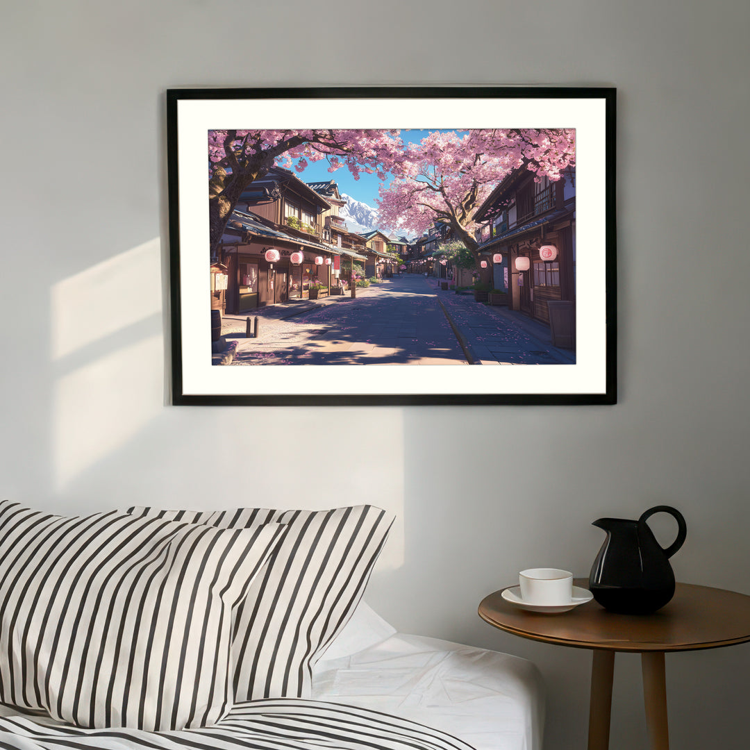 Sakura Street Wall Art