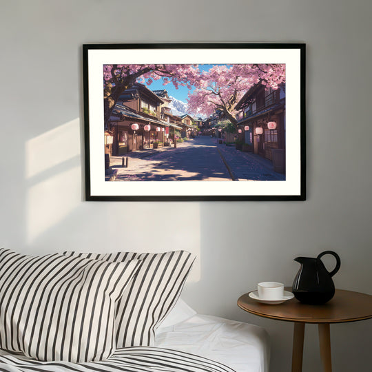 Sakura Street Wall Art