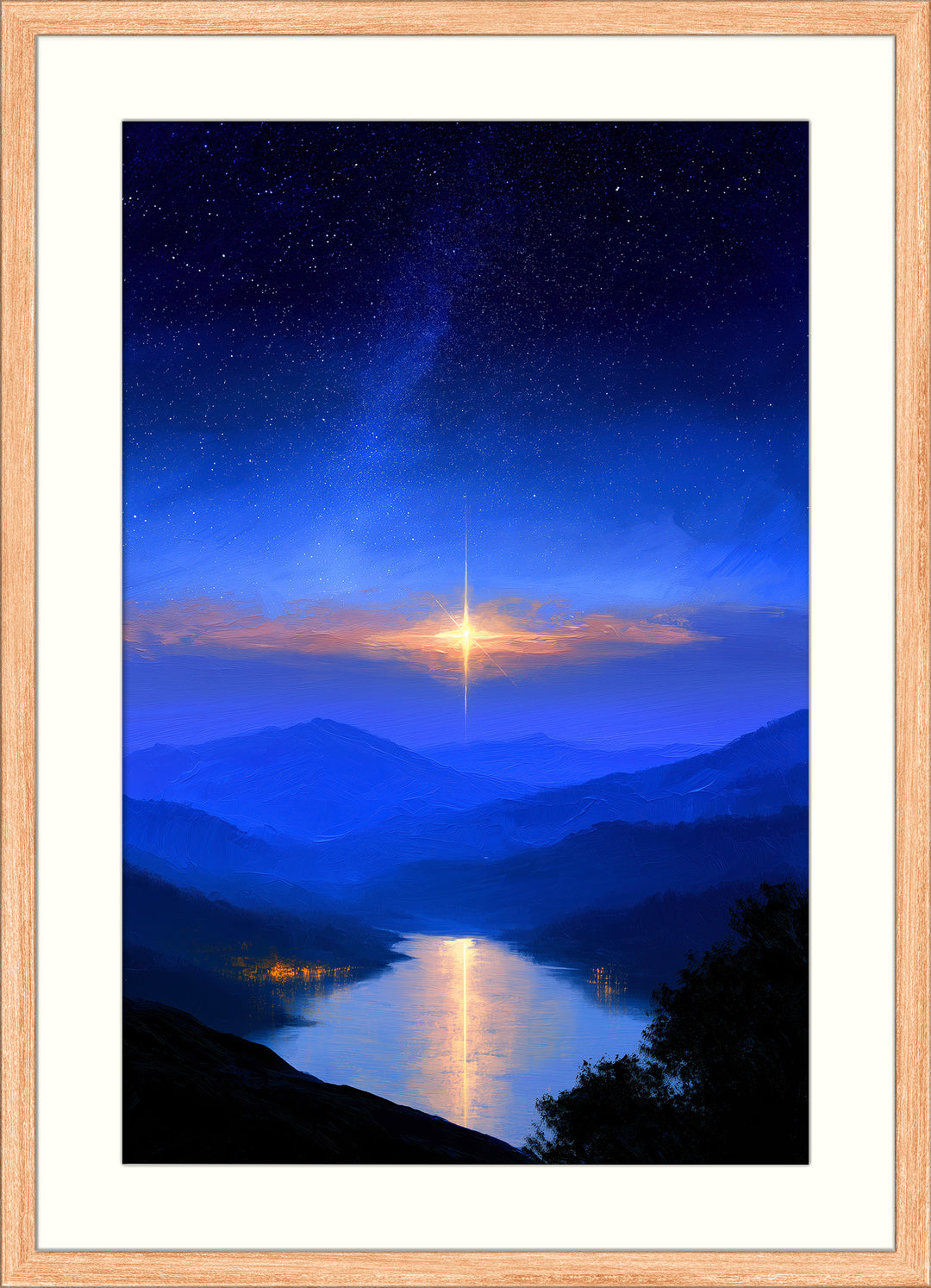 Starry Night Wall Art Print