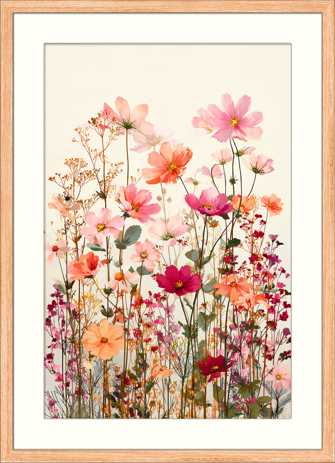 Pink Wildflower Art Print