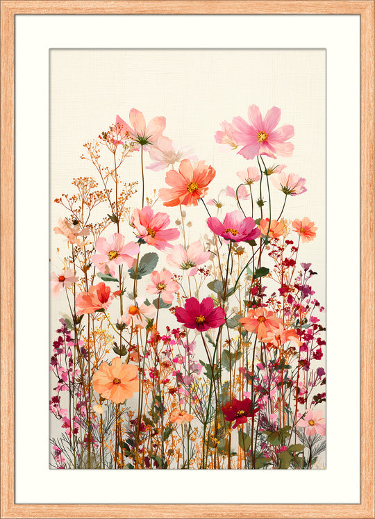 Pink Wildflower Art Print