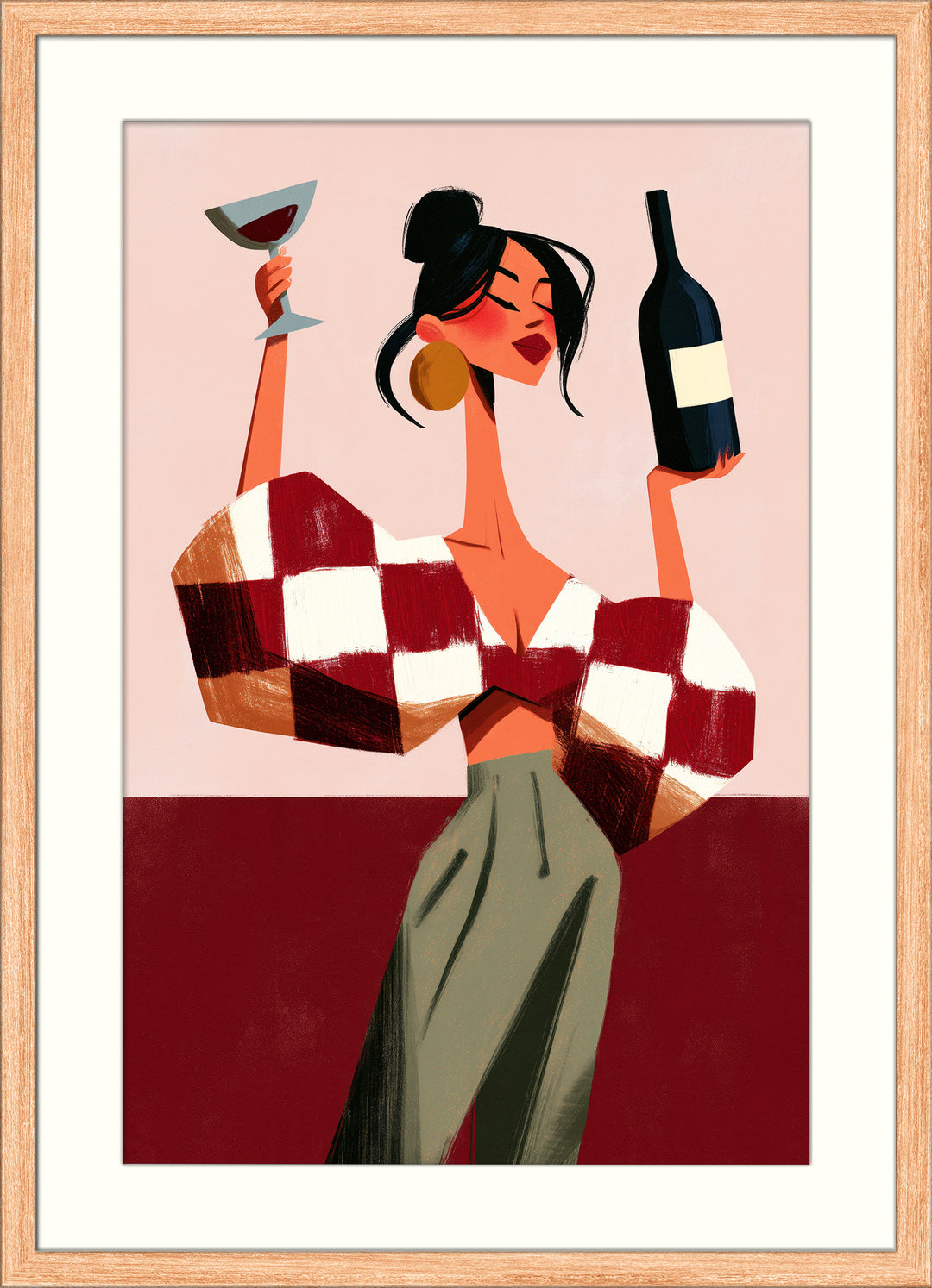 Wine Lover Art Print