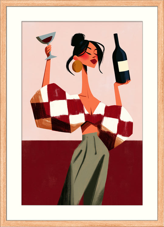 Wine Lover Art Print