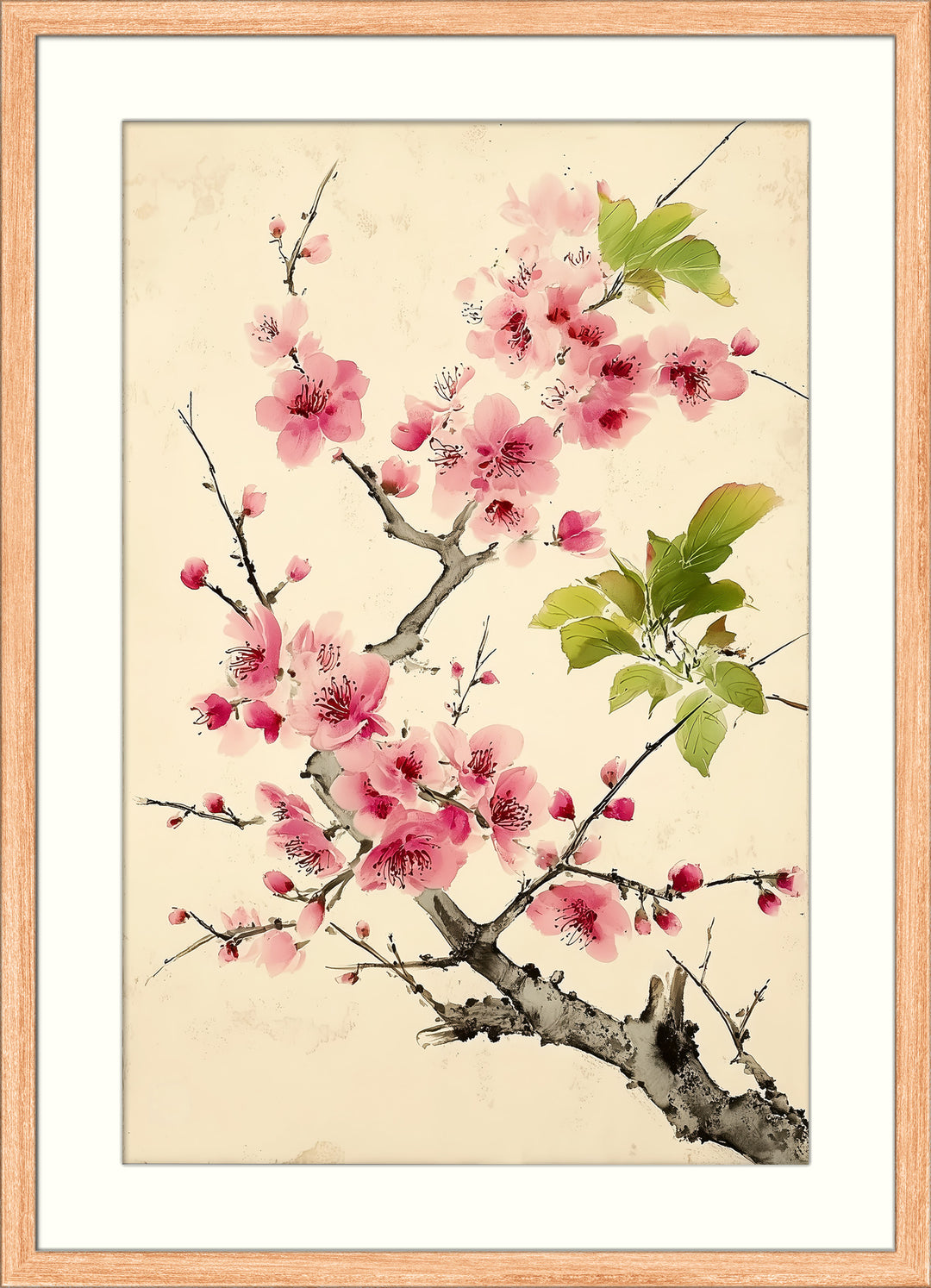 Japanese Botanical Wall Decor
