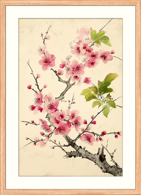 Japanese Botanical Wall Decor