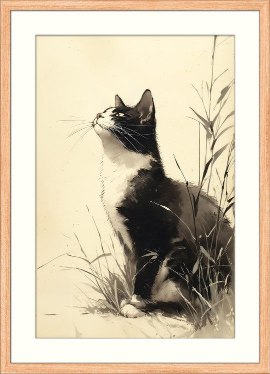Black Cat Art Print