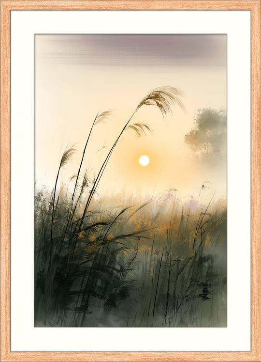 Sunset Meadow Art Print