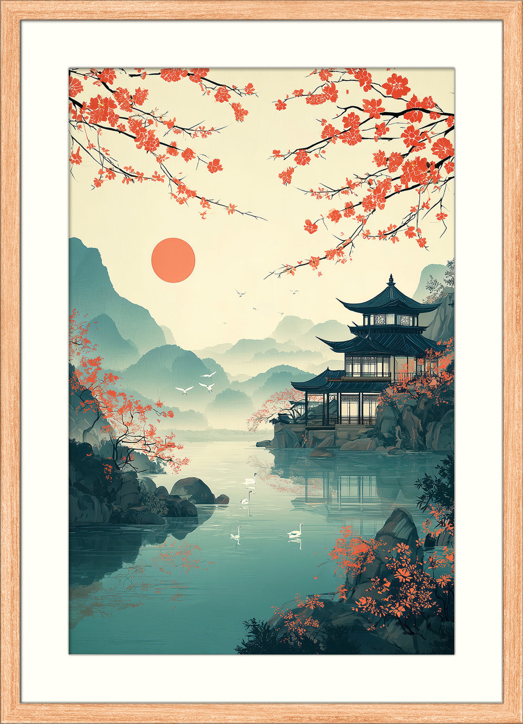 Japanese Landscape Art Print