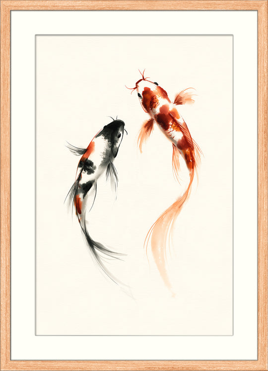 Japanese Koi Fish Art Print