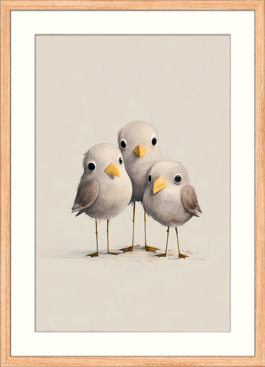 Cute Bird Wall Art Print