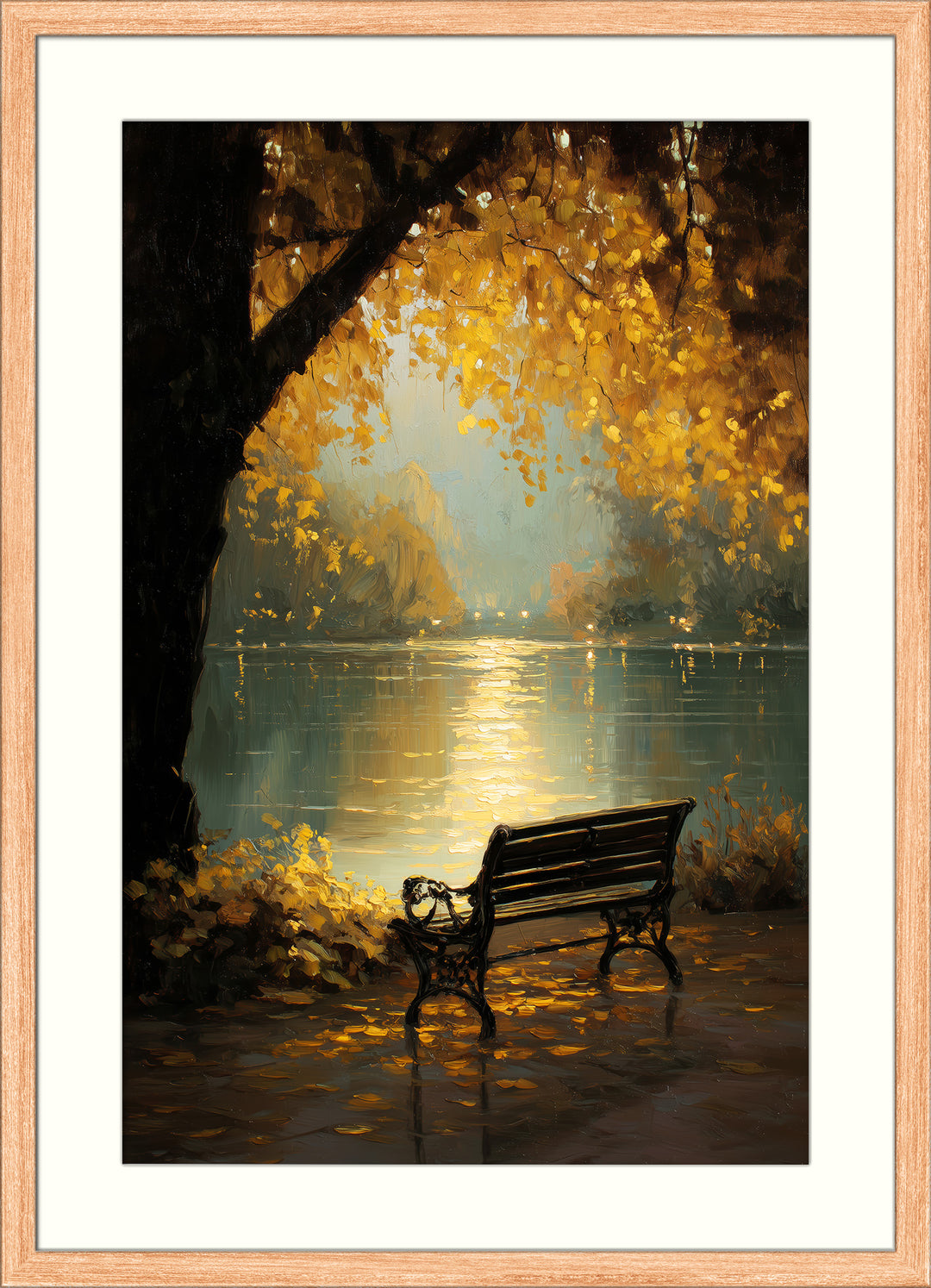 Autumn Lake Art Print