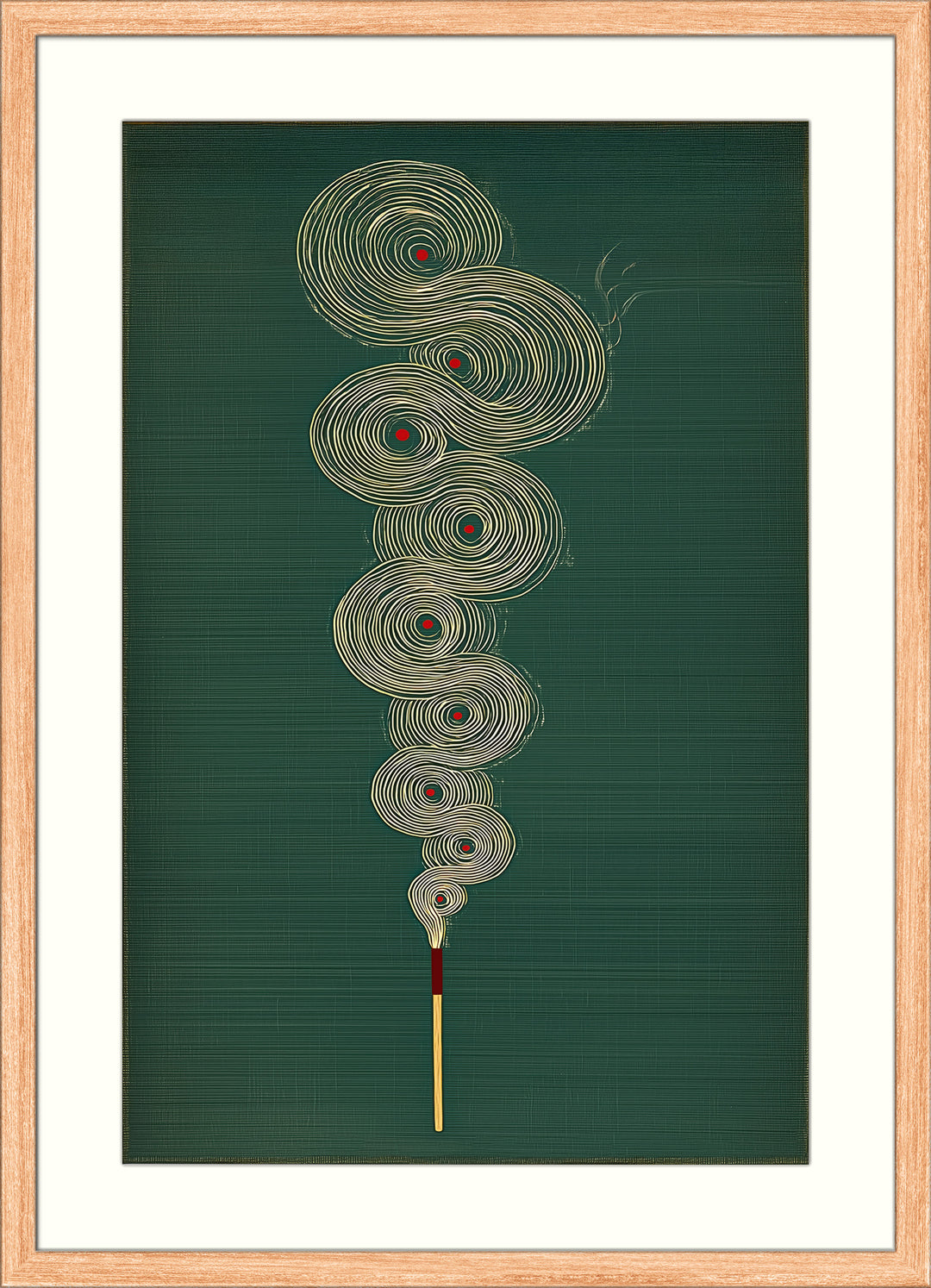 Abstract Incense Wall Art Print