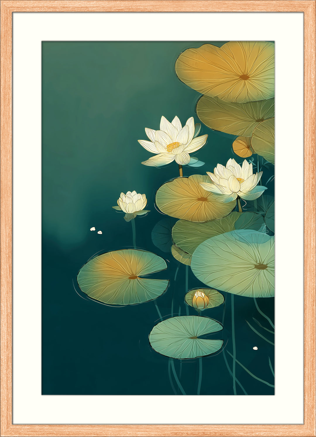 Teal Botanical Wall Decor