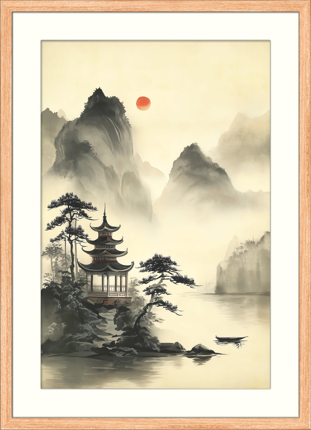 Japanese Pagoda Art Print