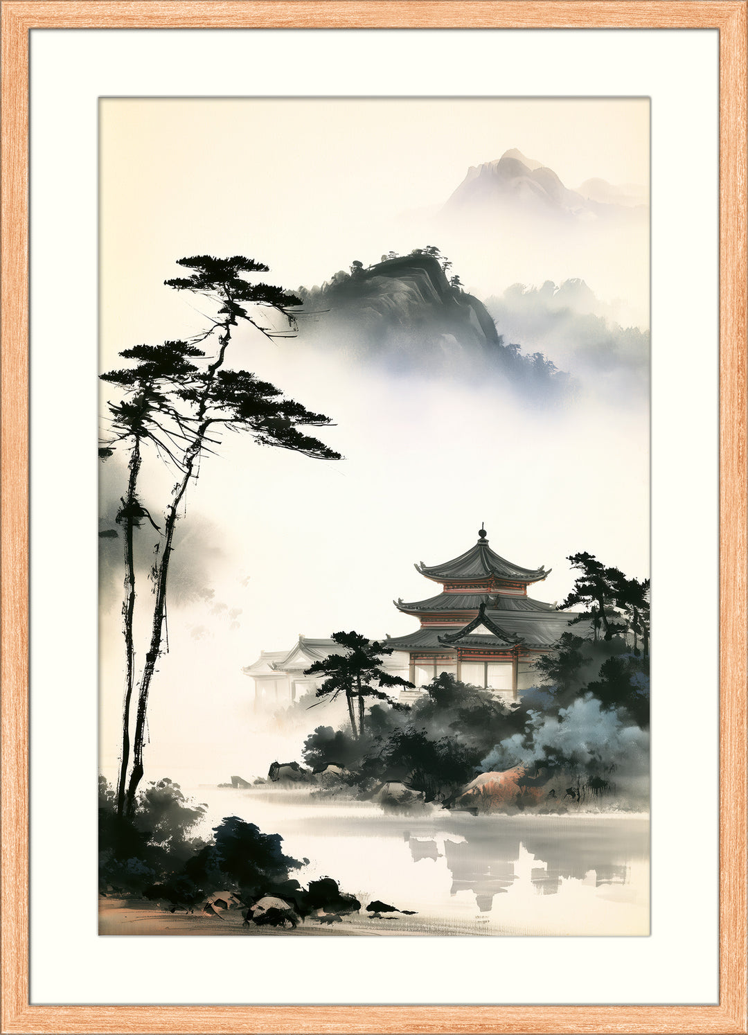 Japanese Temple Art Print