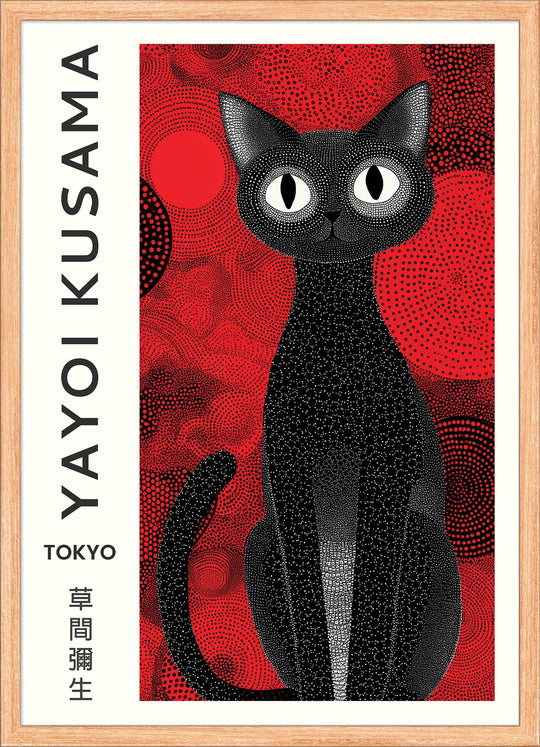 Yayoi Kusama Black Cat