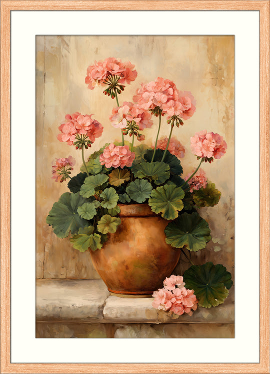 Pink Geranium Art Print