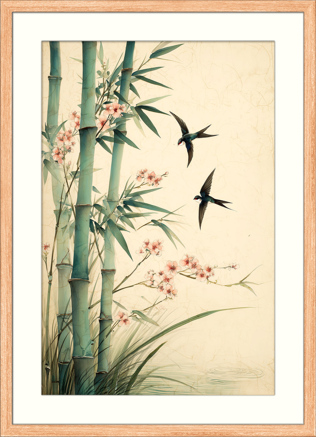 Bamboo Bird Art Print