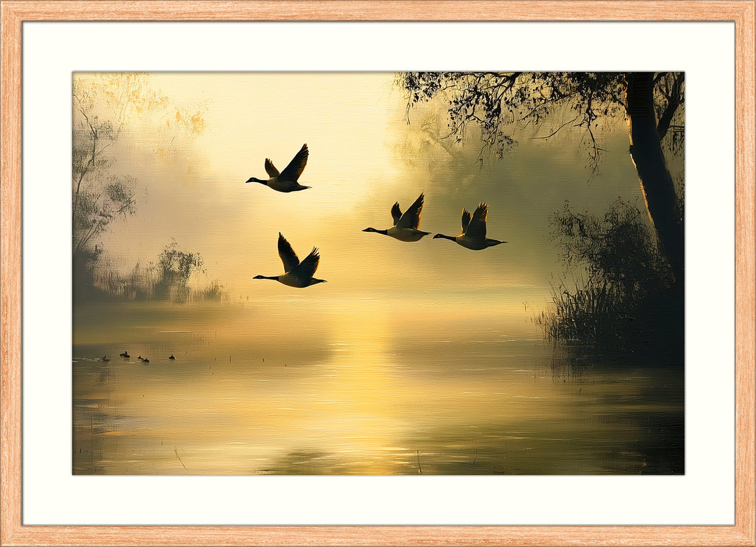 Flying Geese Wall Art Print