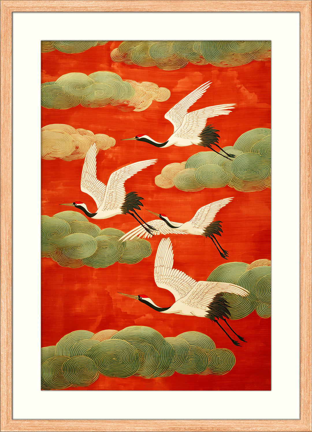 Japanese Crane Art Print
