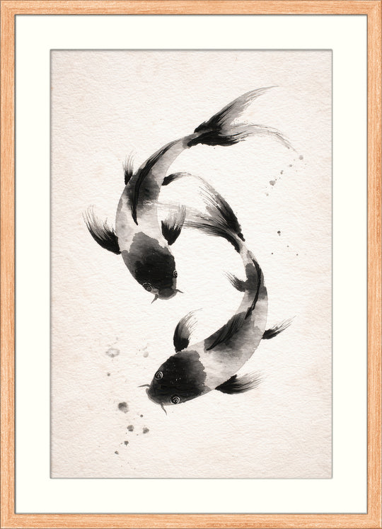 Koi Fish Wall Art Print