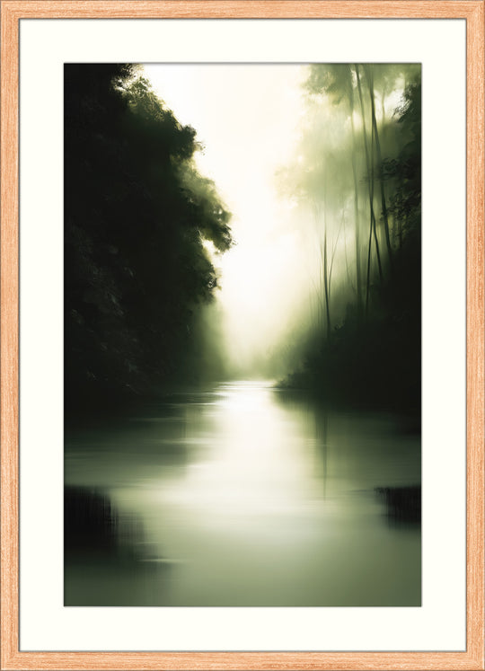 Misty Forest Art Print