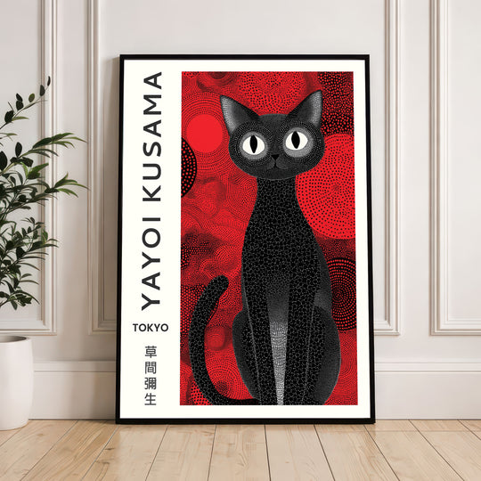 Yayoi Kusama Black Cat