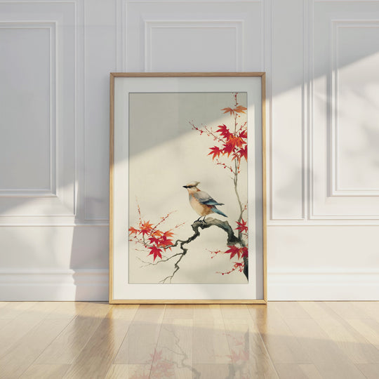 Bird on Maple Branch