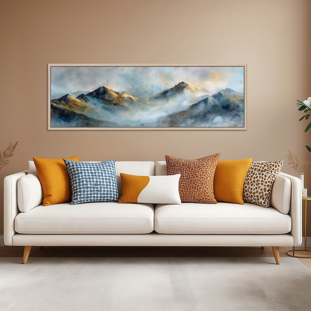 Panoramic Mountain Landscape