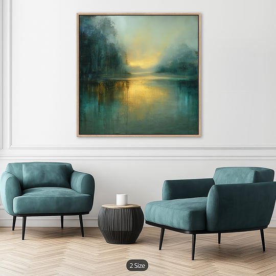 Sunrise Lake Scene