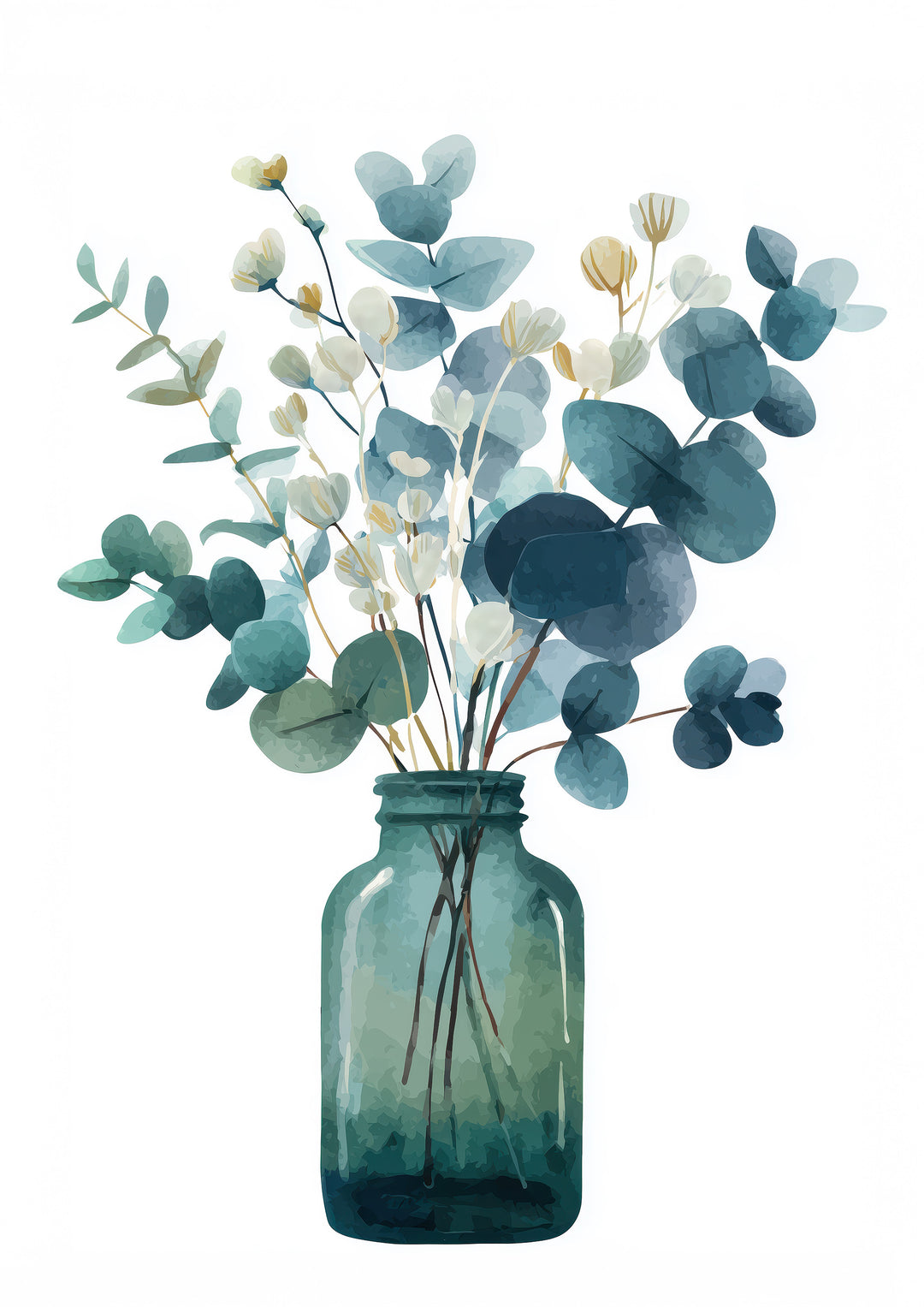 Eucalyptus Illustration Set of 3