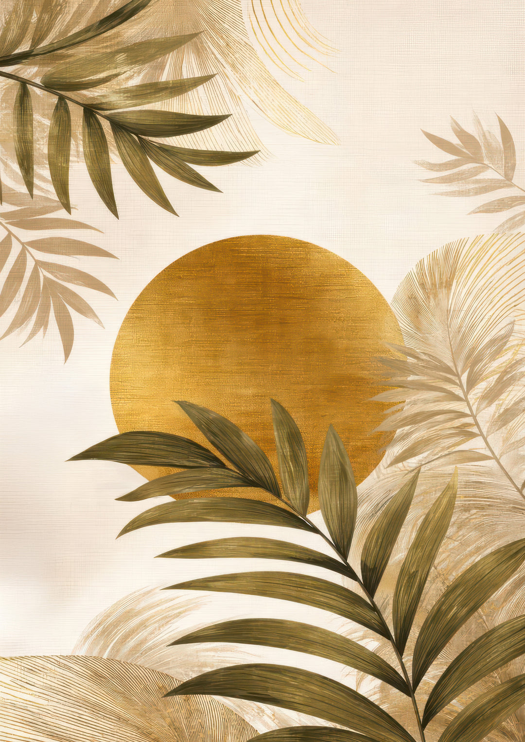 Boho Botanical Wall Art Prints Set of 3