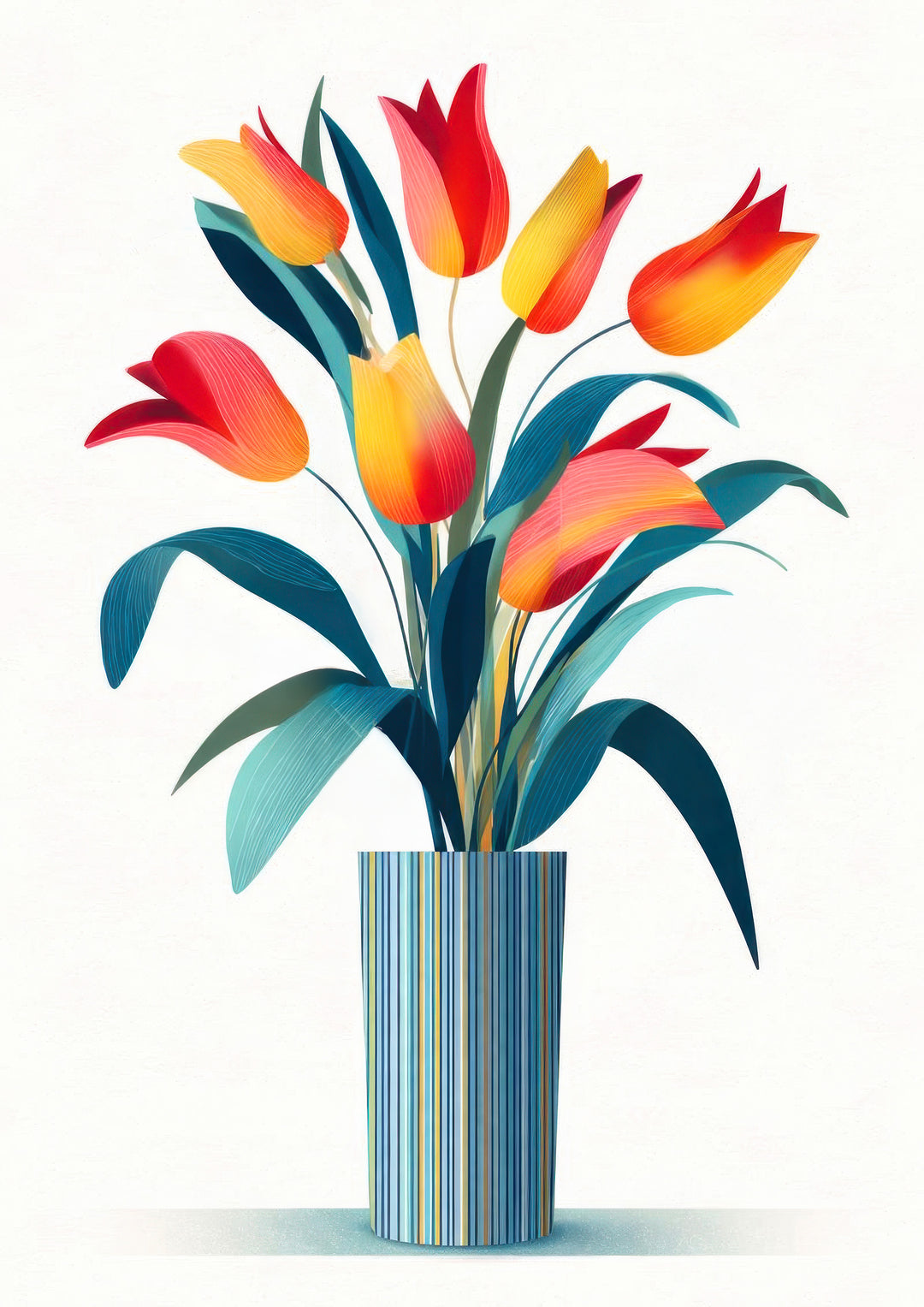 Floral Wall Art Prints Set of 3