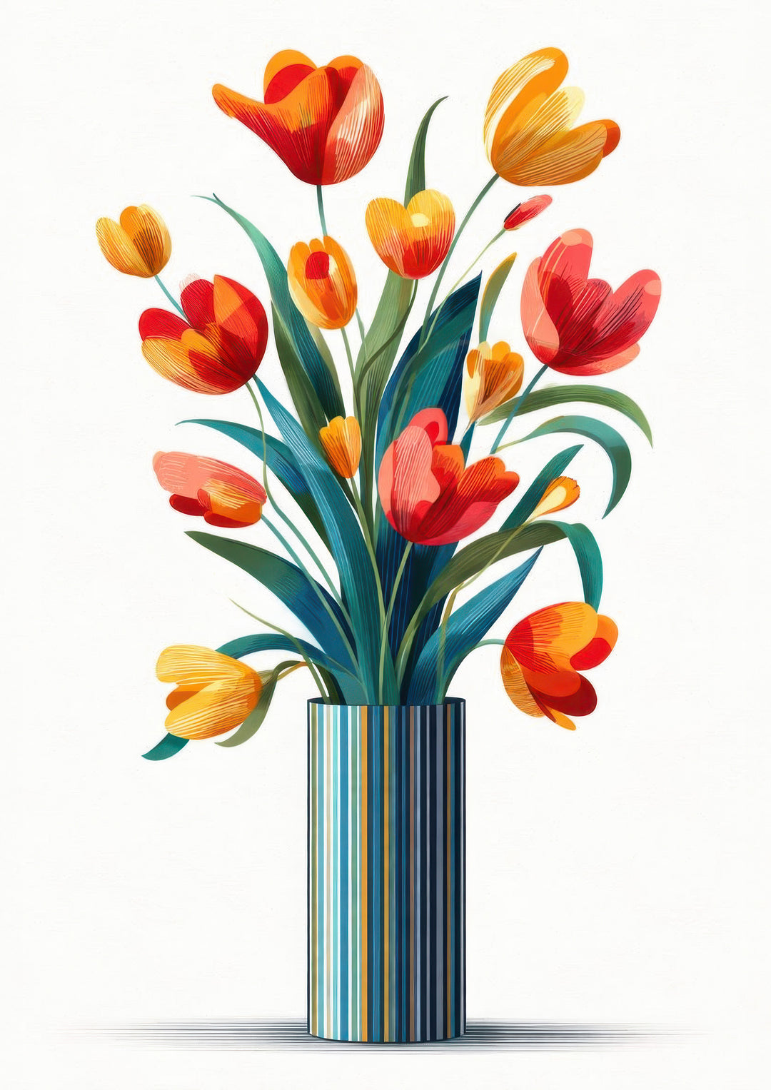 Floral Wall Art Prints Set of 3
