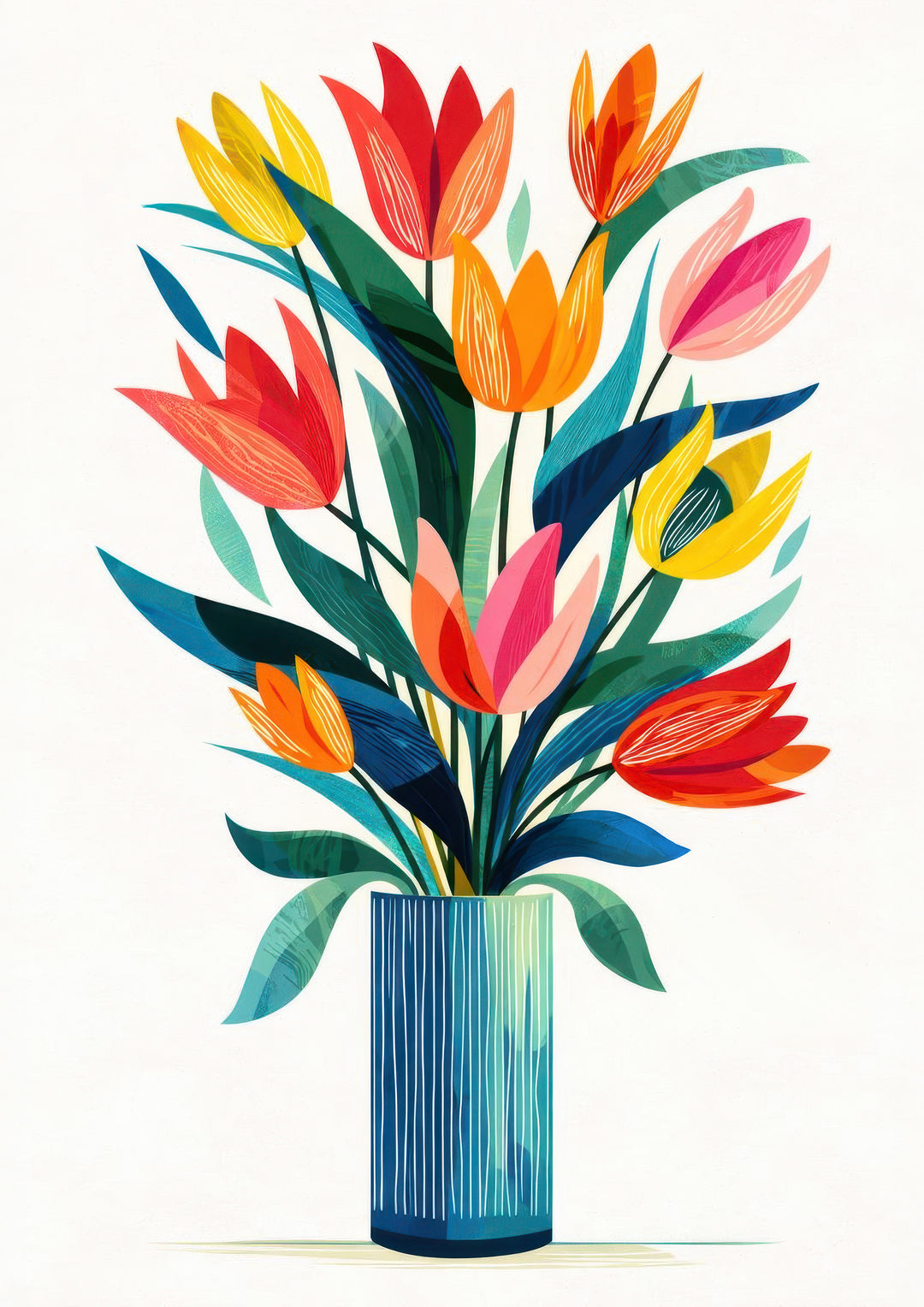 Floral Wall Art Prints Set of 3