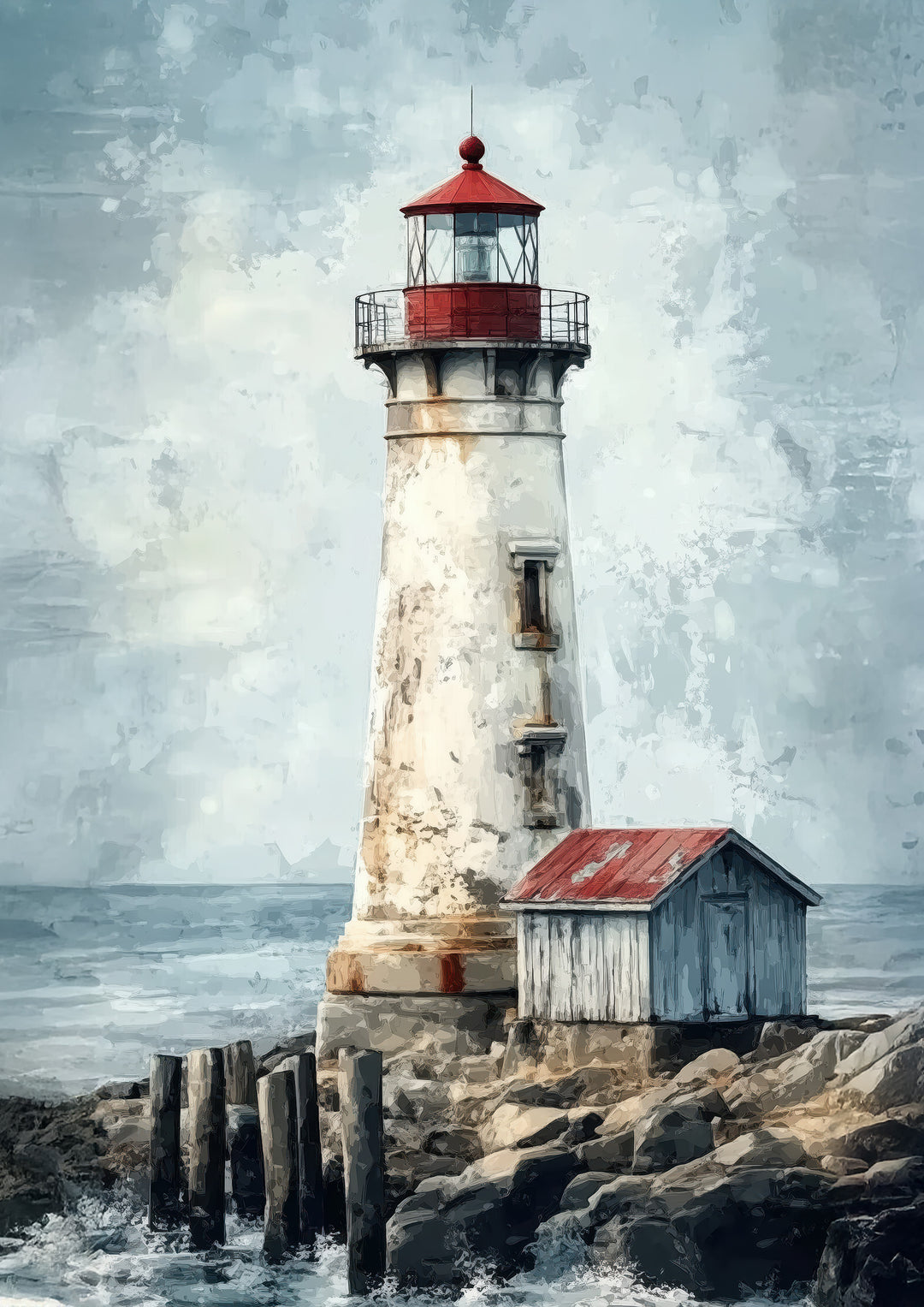 Coastal Wall Art Prints Set of 3